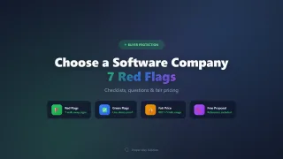 How to Choose a Software Company in Bangladesh (Red Flags Included)