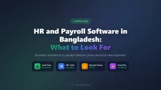 HR and Payroll Software in Bangladesh: What to Look For