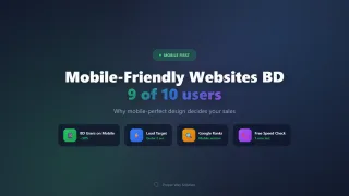 Why Your Website Must Look Perfect on Mobile in Bangladesh