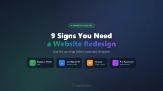 9 Signs Your Business Website Needs a Redesign